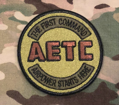 AETC Airpower Starts Here - Air Education Training Command OCP Patch - 2 Pack